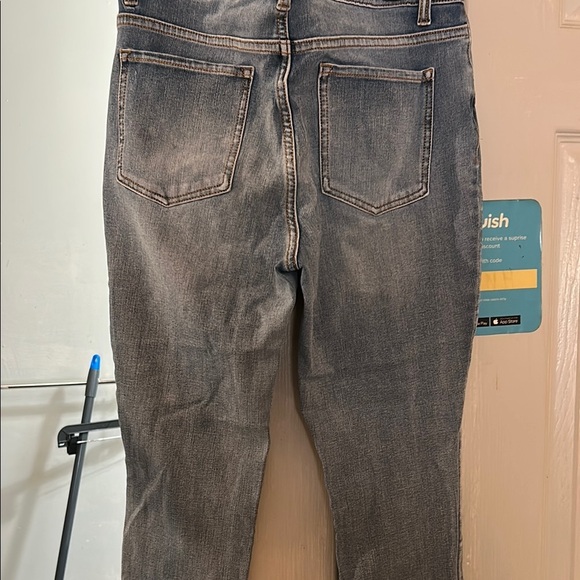 Blue Skinny Jeans with High-Rise Waist - Picture 2 of 2